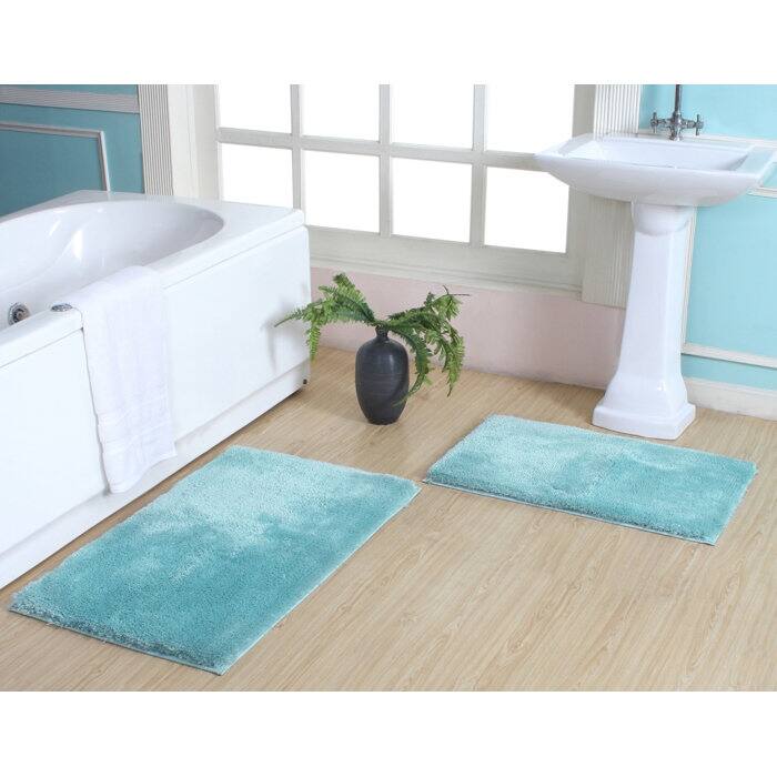 Chesapeake Luxury Microfiber Bath Rug Set 20”X32” 23”X39”