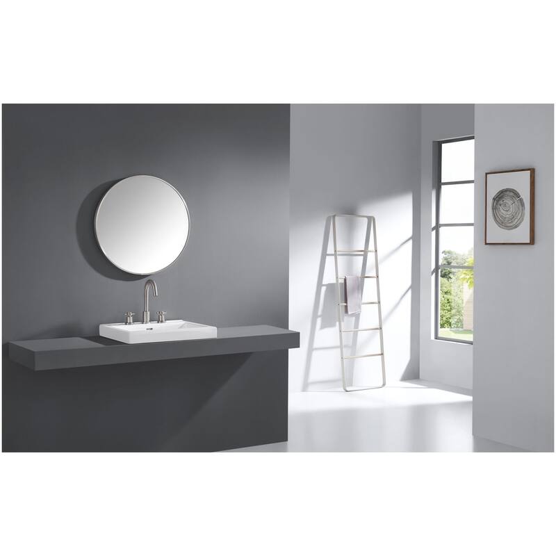 Avanity AVON-M24 Avon 24" Diameter Modern Circular Stainless Steel