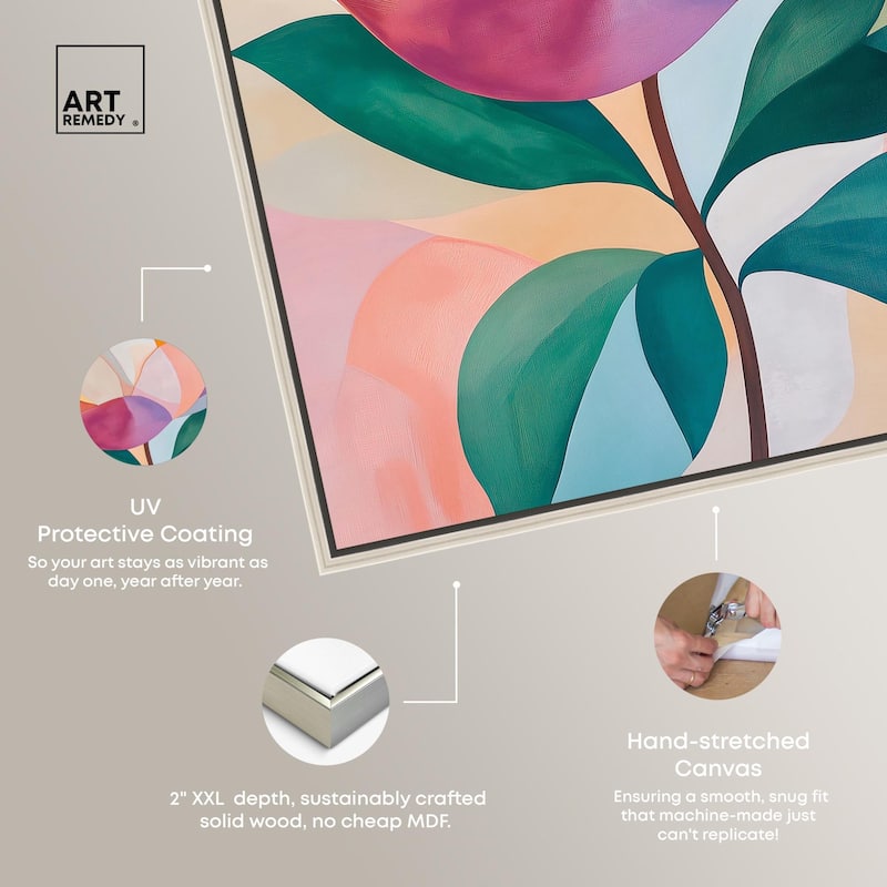 Magnolia in Color II Canvas by Art Remedy