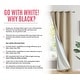 preview thumbnail 7 of 74, Dakota Complete Blackout Drapery Heavy Thermal Insulated Efficient Window Curtain Grommet Panels, 2 Panels