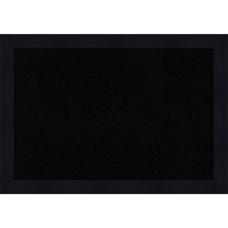 Shiplap Wood Framed Black Corkboard Bulletin Board