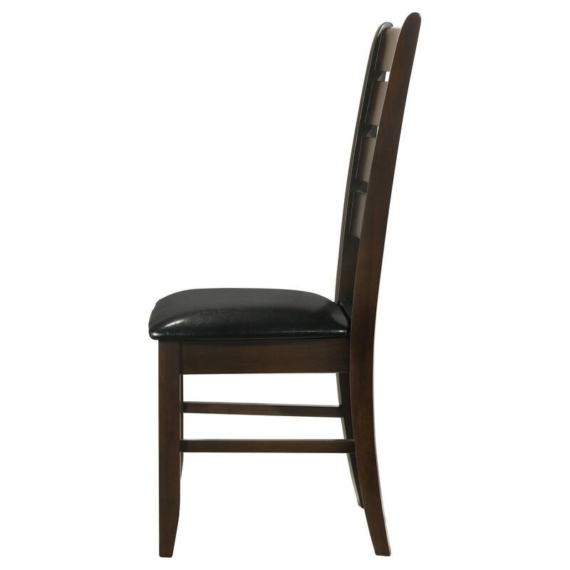 Wooden Padded Seat Side Chairs.Dining Chair (Set of 2)