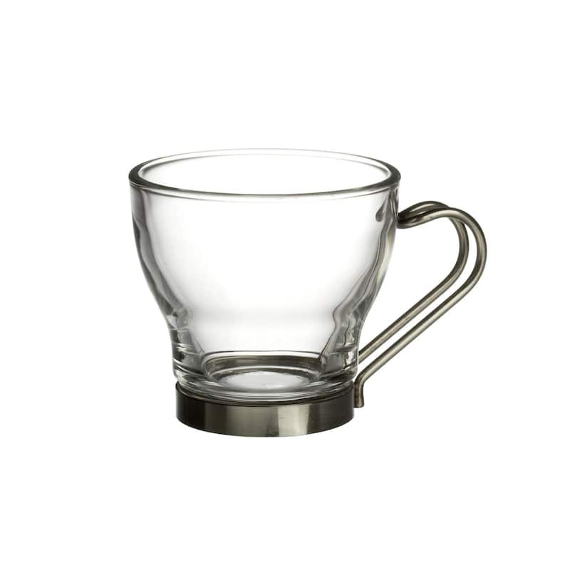 Bormioli Rocco Verdi Set of 4 Espresso Cups With Handle