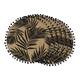 Option Black Fern Print