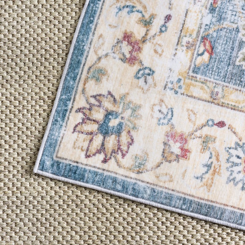 Martha Stewart Radina Machine Washable & Slip Resistant Rug