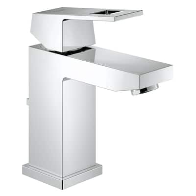 Grohe Eurocube 1.2 GPM Single Hole Bathroom Faucet with SilkMove and
