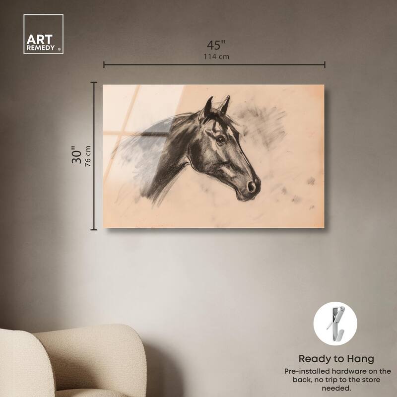 Strong side Acrylic by Art Remedy, Ready to Hang