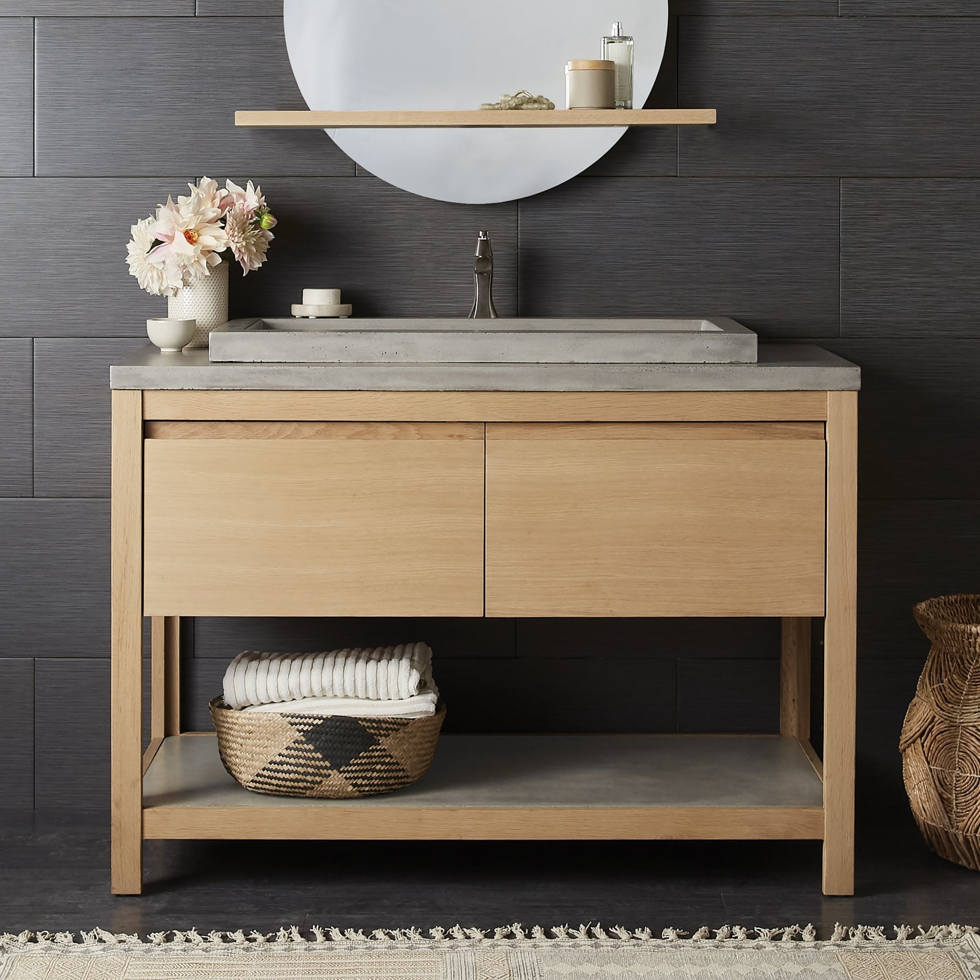 bathroom concrete vanities