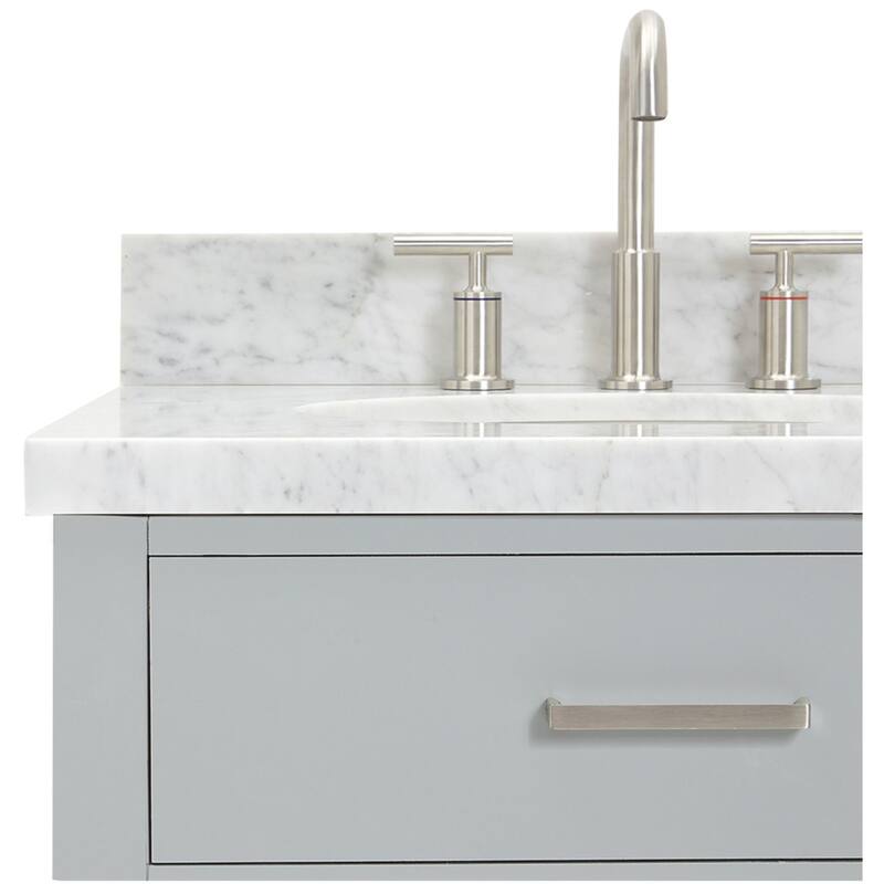 Ariel H043SLCWOVO Bristol 43" Free Standing Single Oval Basin Vanity