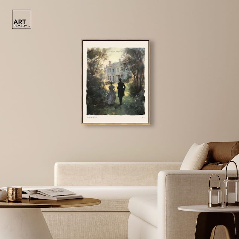 Pride and Prejudice Scene Canvas by Art Remedy