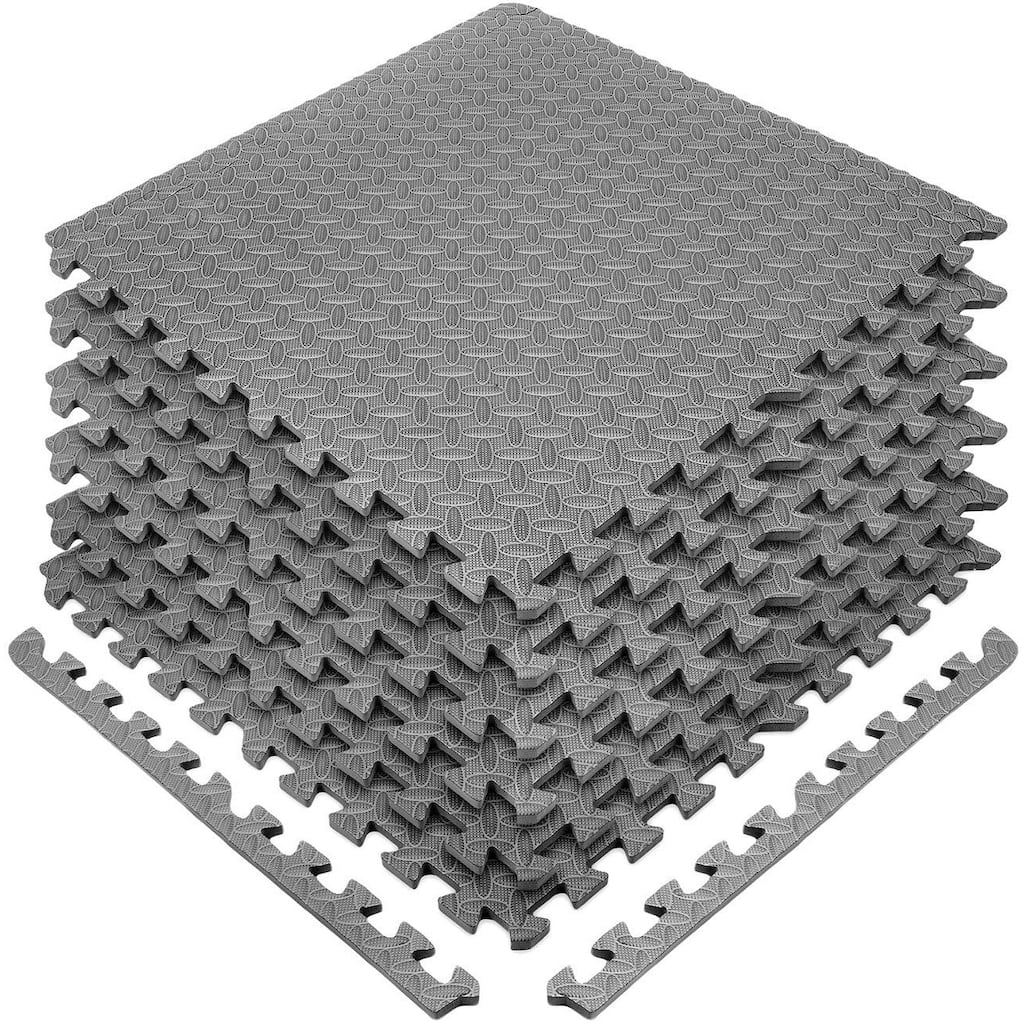 Sivan Health and Fitness Puzzle Exercise Mat EVA (Gray)