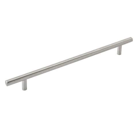 Bar Pulls 10-1/16 in (256 mm) Center-to-Center Hollow Stainless Steel Cabinet Pull - 10.063