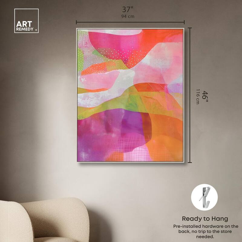 Garnet Gleam I Canvas by Art Remedy