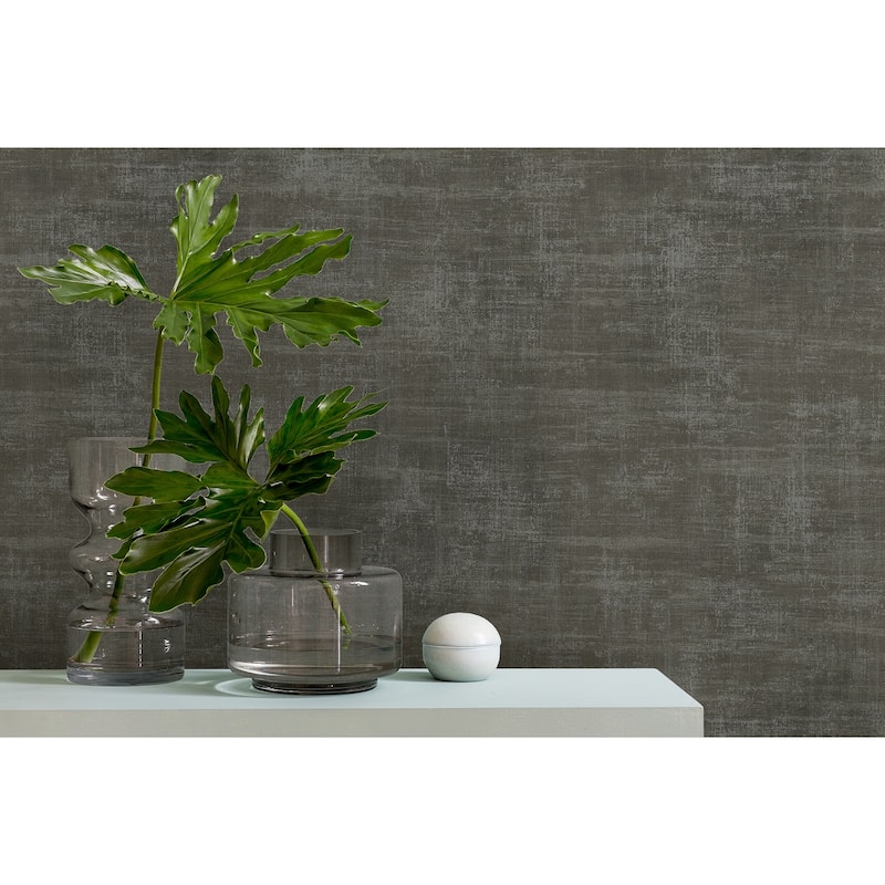 Seabrook Designs Eglantine Faux Unpasted Wallpaper