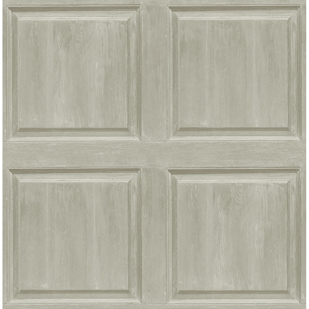 Arthouse Washed Faux Panel Peel and Stick Wallpaper