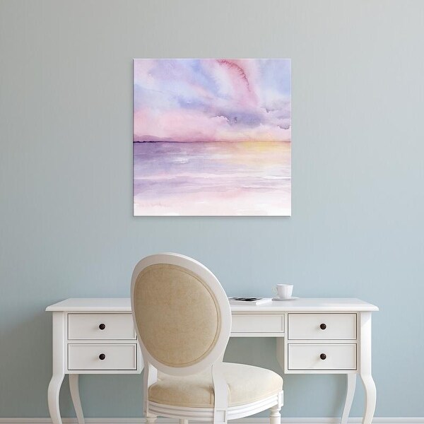 Easy Art Prints Grace Popp's 'Pale Sunset I' Premium Canvas Art