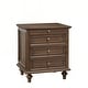 preview thumbnail 46 of 116, Wood NightStand with Metal Handle