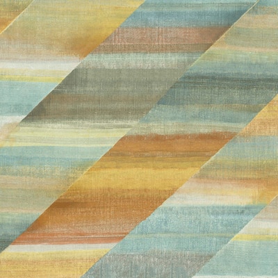 Seabrook Designs Boho Rhapsody Rainbow Diagonals Unpasted Wallpaper