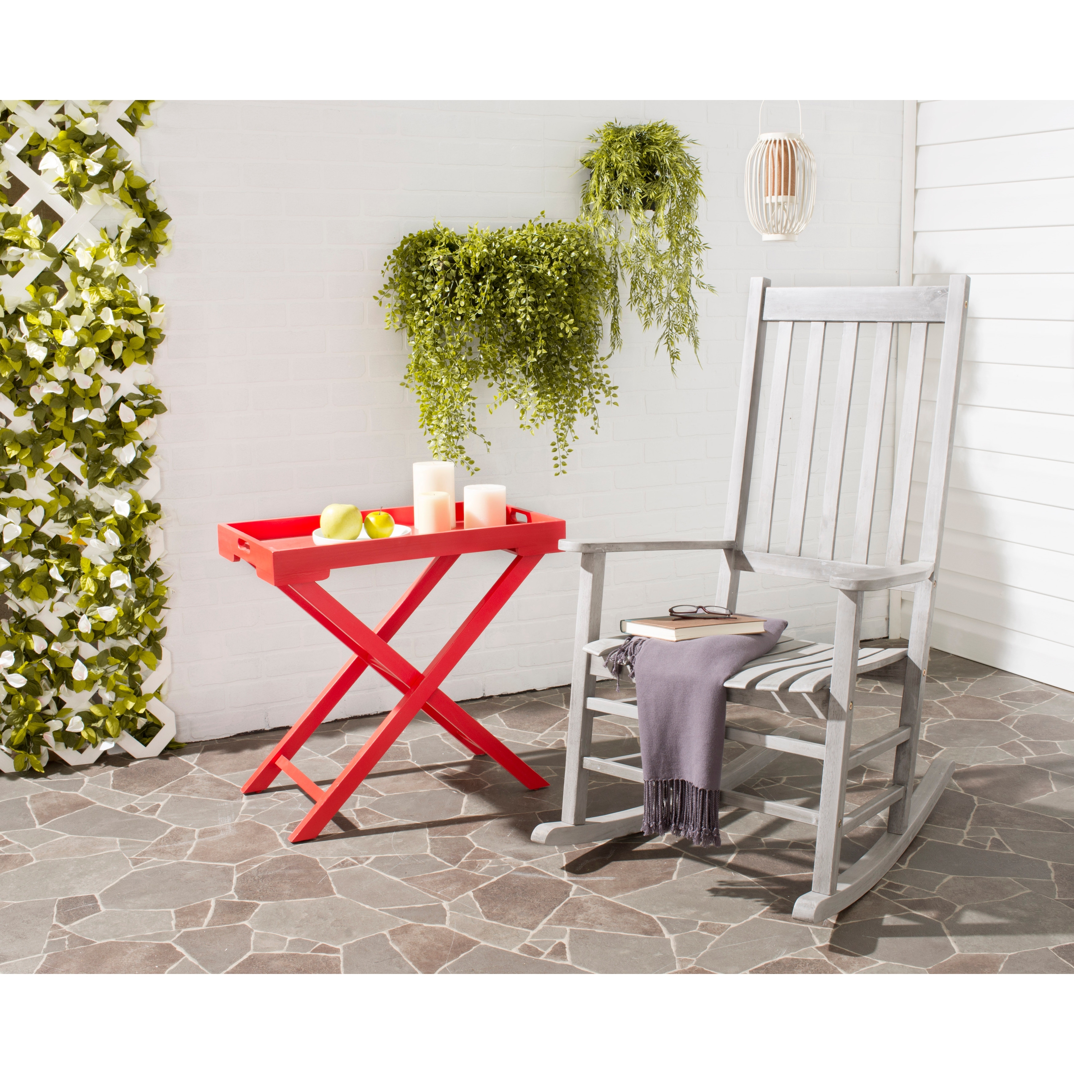 Grey wooden garden chairs deals