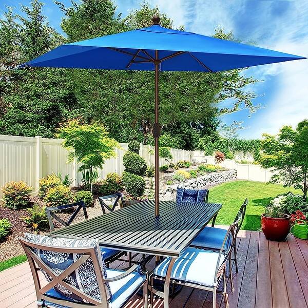 Aeocia Multicolor Sunumbrella 9ft/11ft/6ft/10x6.5ft Patio Outdoor Umbrella - Bed Bath & Beyond - 37316508 Aeocia Multicolor Sunumbrella 9ft/11ft/6ft/10x6.5ft Patio Outdoor Umbrella - Bed Bath & Beyond - 37316508