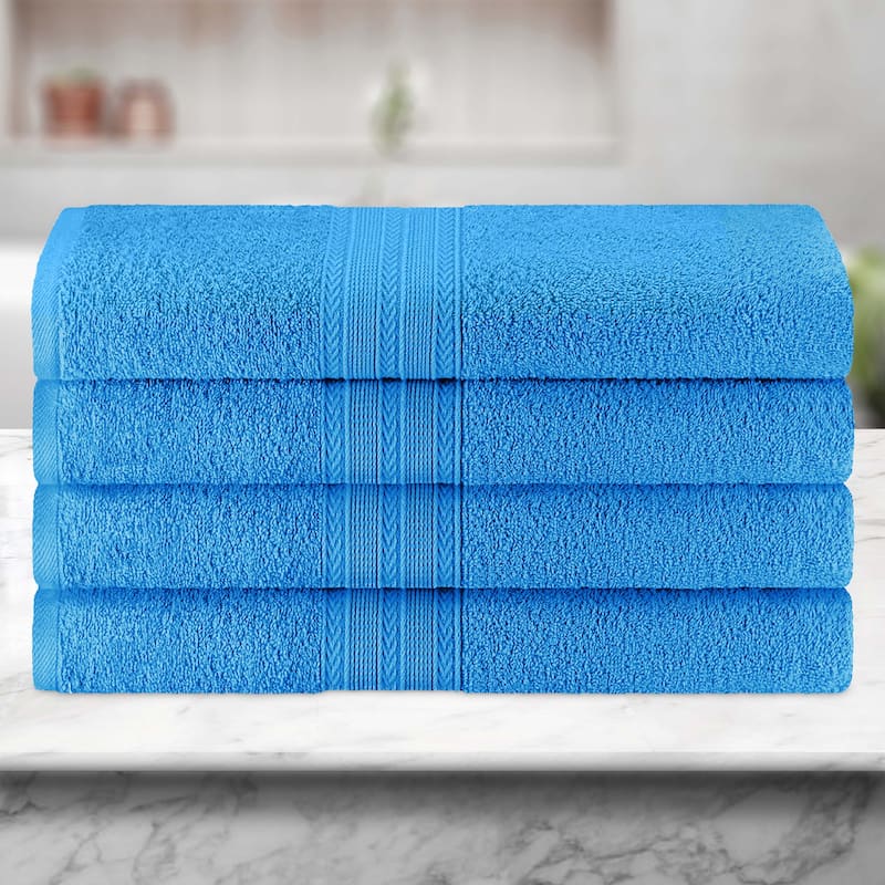 Eco-Friendly Sustainable Cotton Bath Towel by Superior (Set of 4)