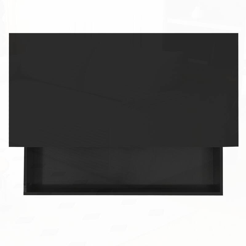 Lift-Top Coffee Table with High-Gloss Finish for Living Room