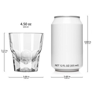 Libbey Gibraltar DuraTuff Cortado Glasses, 4.5-Ounce, Set of 12 - Set of 12