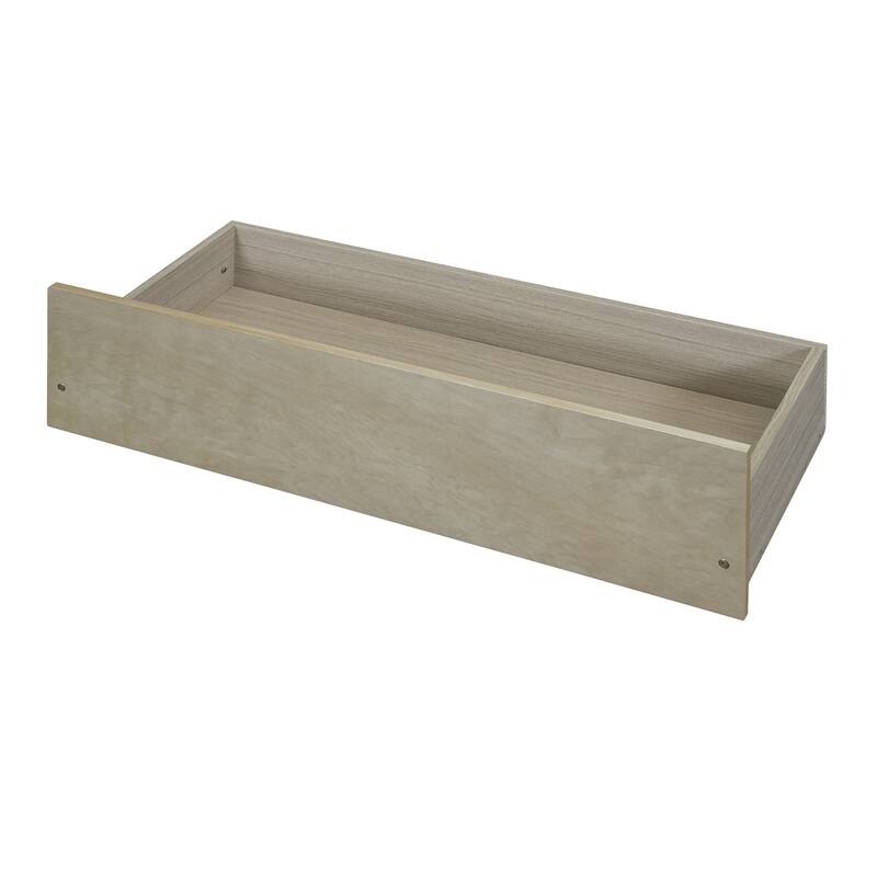 Twin Size Wooden Daybed with Two Drawers, Space-Saving Multi-Functional Sofa Bed