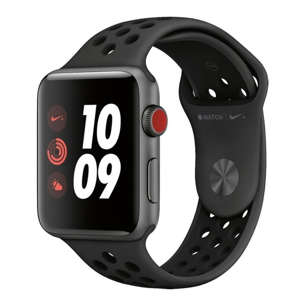 Apple Watch Nike+ S3 42mm GPS and Cellular Smartwatch (Gray Aluminum) - Overstock - 32862264