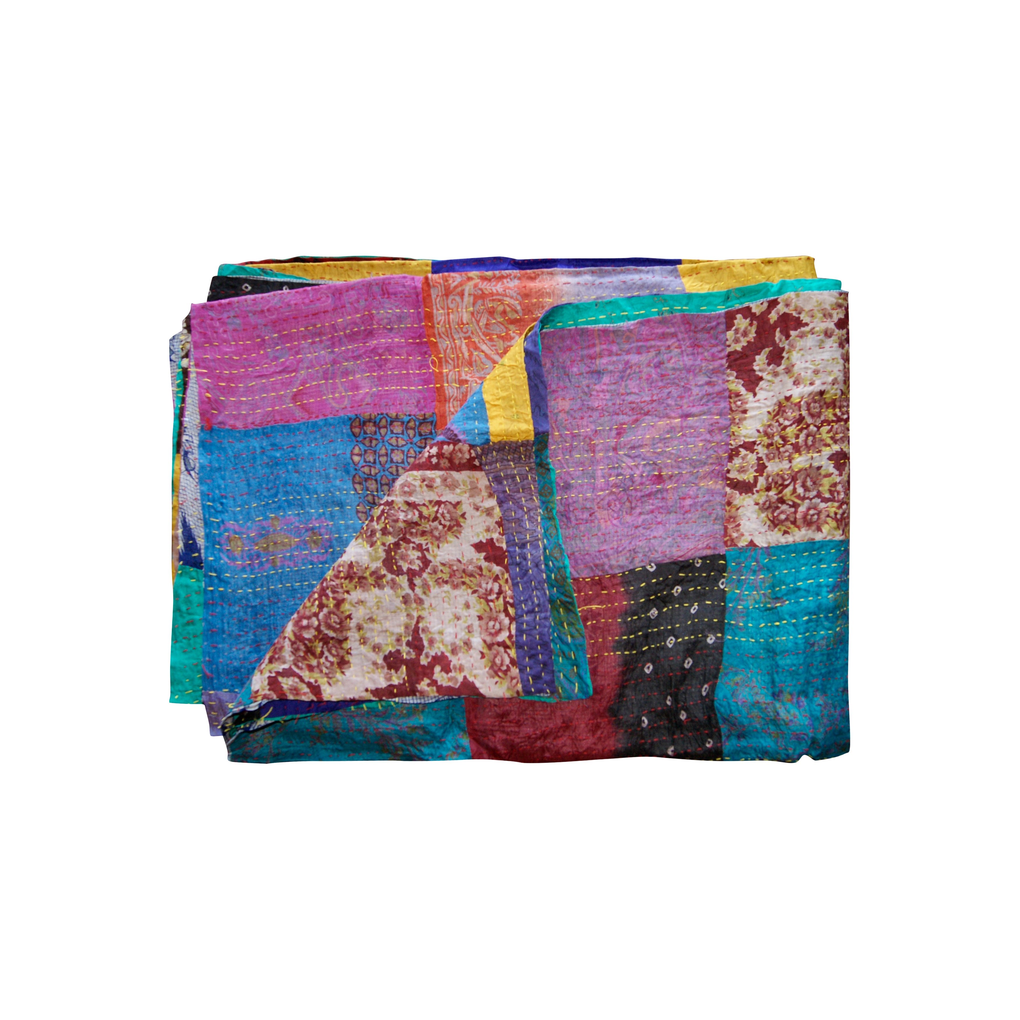 Taj hotel best sale kantha silk throw