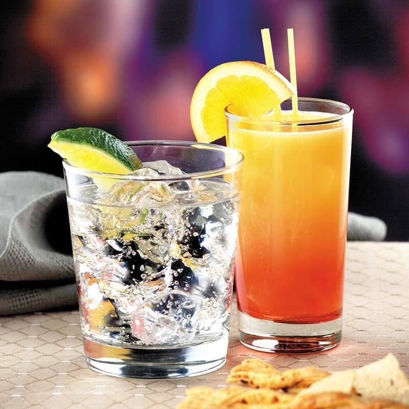 Libbey Heavy Base Highball Drinking Glasses, 8 ounce, Set of 24 - Set of 24 - Set of 24