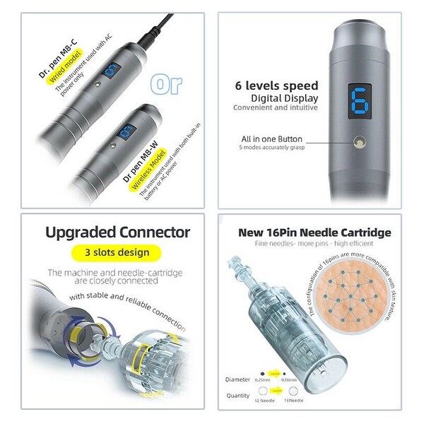 ULTIMA-M8 Wireless Electric Dr. Derma Pen Auto Microneedle System