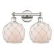 Option Polished Nickel / White Glass with White Rope
