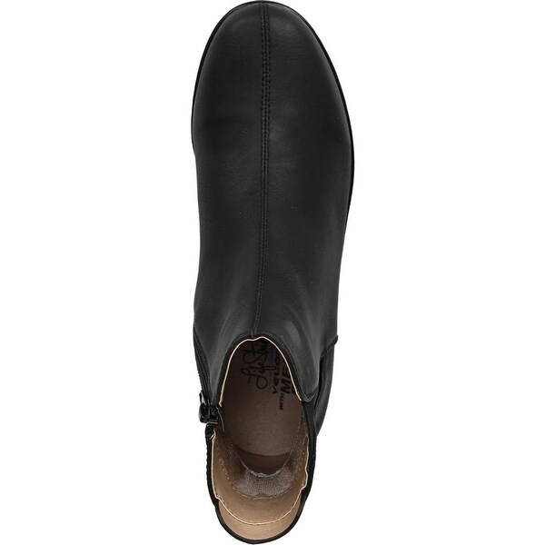 faux leather chelsea boots womens