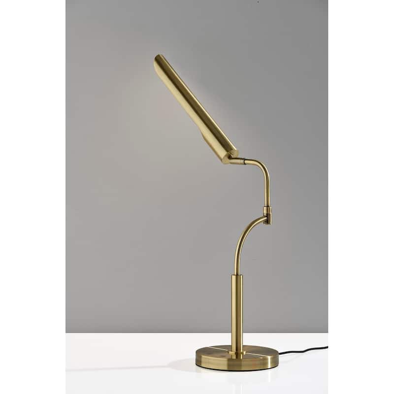 Zane LED Desk Lamp w. Smart Switch- Black