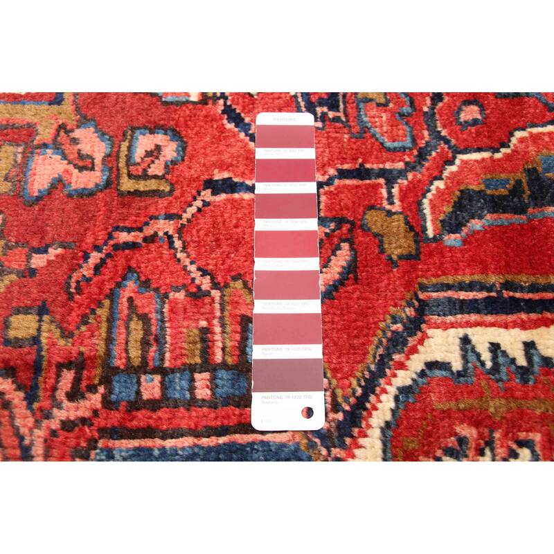 ECARPETGALLERY Hand-knotted Sarabi Red Wool Rug - 7'11 x 11'3