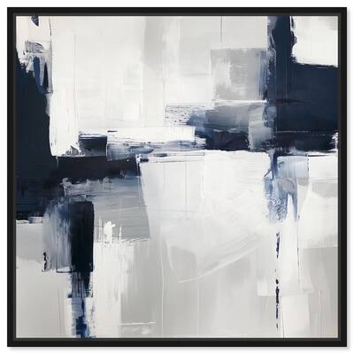 Porcelain Blue on White II Canvas by Art Remedy