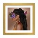 preview thumbnail 7 of 18, iCanvas "Zuri" by Faith with an E Gold - 16x16x1