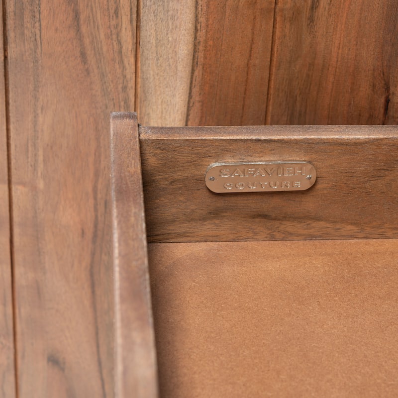 SAFAVIEH Couture Milana Marble Bar Cabinet - 35"W x 18"D x 39"H