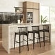 preview thumbnail 16 of 23, Poly & Bark Ligna Counter Stool - Solid Wood Frame
