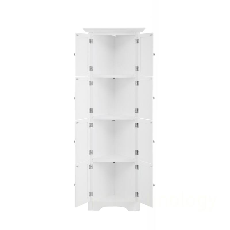 4-Door Tall Cabinets With 4 Shelves
