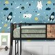 preview thumbnail 9 of 7, Twin over Full Metal Bunk Bed, Heavy Duty Frame with Safety Rail , 2 Side Ladders & Decorative Wood