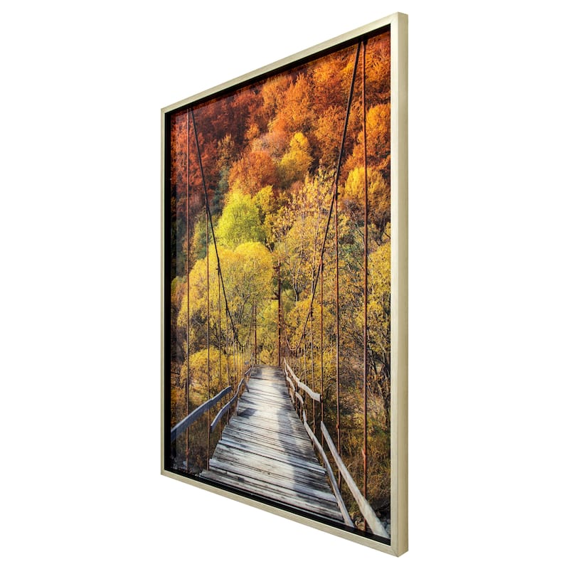 Yosemite Home Decor Glass Wall Art Woodlands