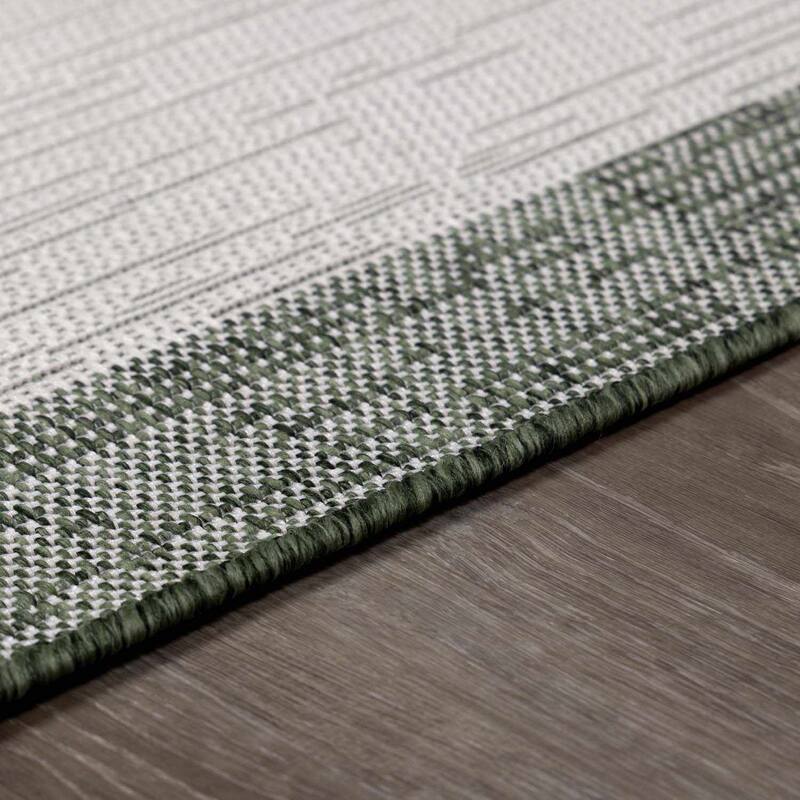 Hauteloom Caluya Living Room, Bedroom Patio Outdoor Area Rug - Blue, Gray, Navy - 2' x 2'11" - 2' x 2'11" - Bone, Multi Brown, Cloud Gray / Neil