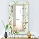 preview thumbnail 7 of 5, Designart 'Tropical Mood Foliage 22' Traditional Mirror - Vanity Printed Mirror
