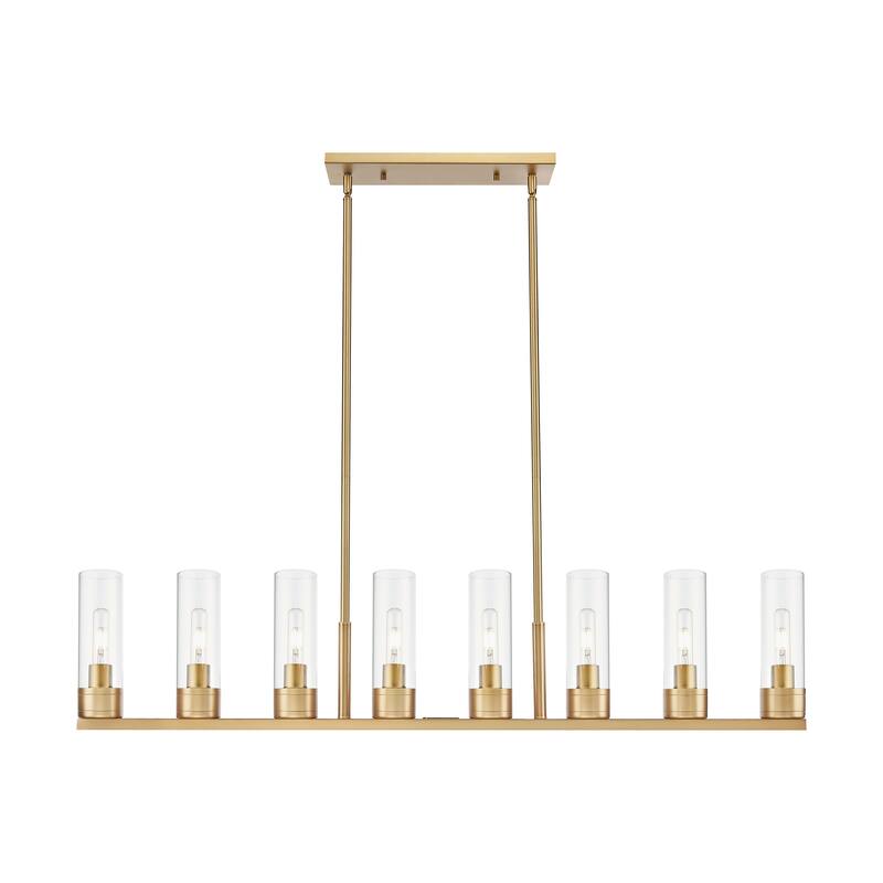 Innovations Lighting Downtown Urban - Boreas - 6 Light 48" Stem Hung Island Light with 8" Shades
