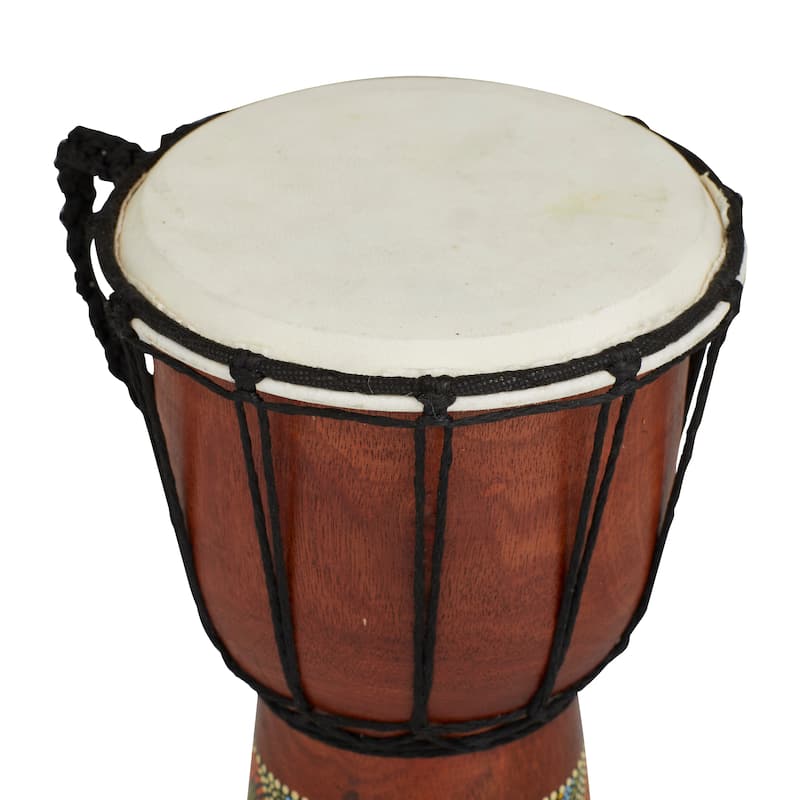 Djembe Drum Inspired Bohemian Sculpture
