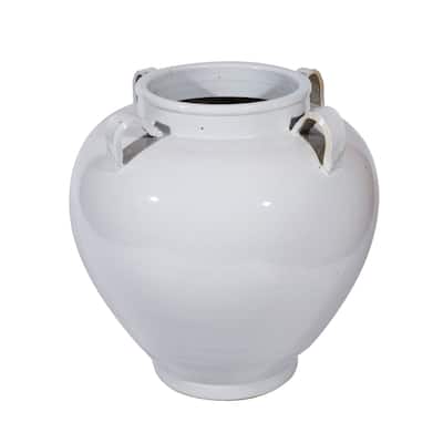 Busan White Ear Jar Large