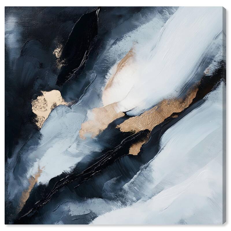 Golden Spark I Canvas by Art Remedy, Gallery Wrapped - 12" x 12"