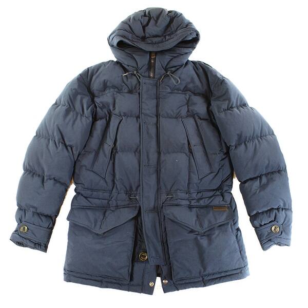 Shop Polo Ralph Lauren New Blue Mens Size 2xl Parka Twill Down